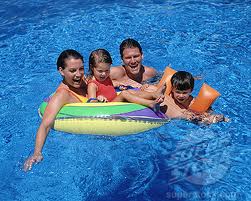 Family in a Swimming Pool